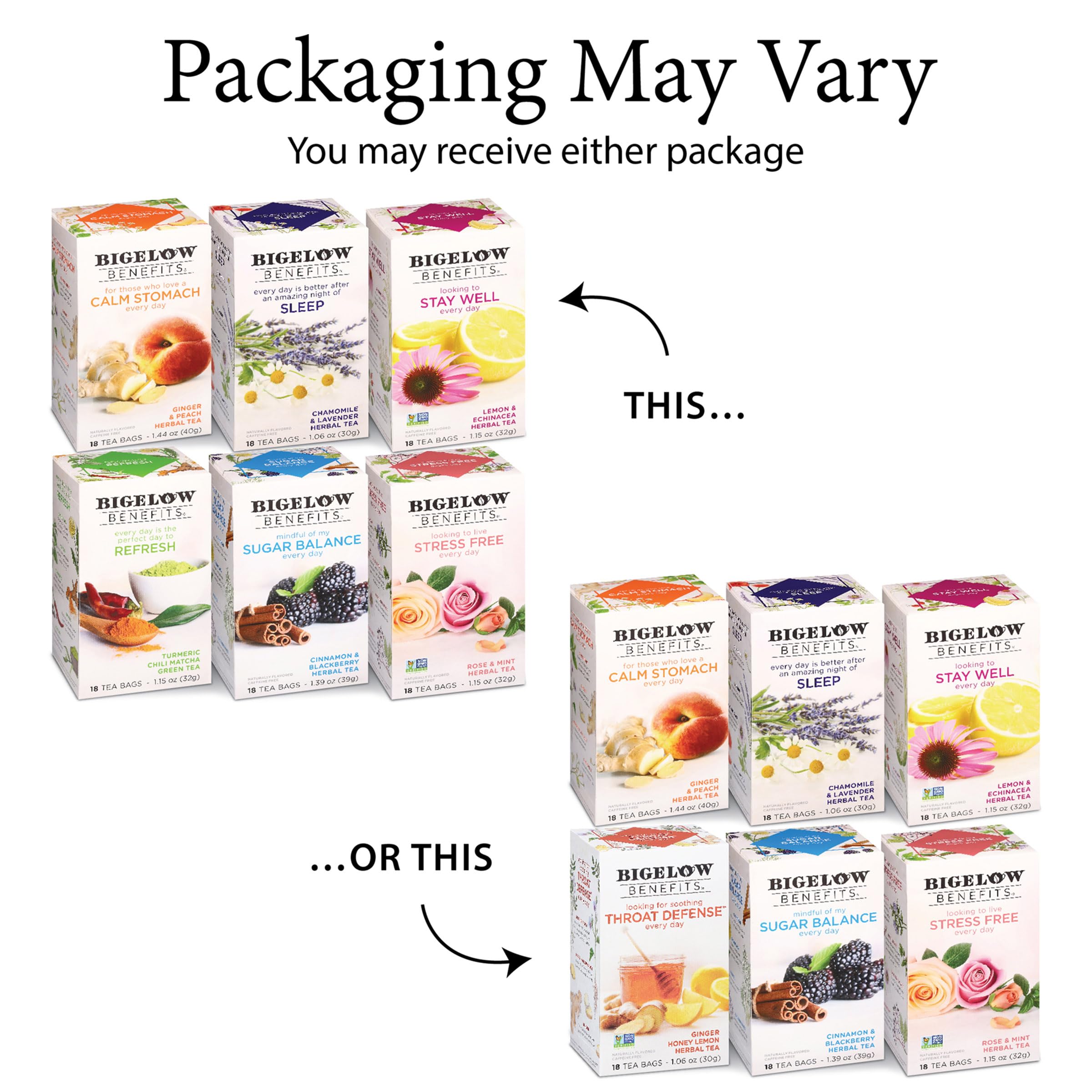 Bigelow Benefits Wellness Teas 2